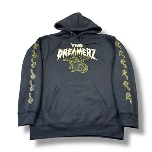 Overtime Elite Pokémon YNG Dreamerz Pikachu Pullover Hoodie Basketball Mens Sz M